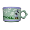Taza Minnie Mouse Disney cerámica verde 600ml