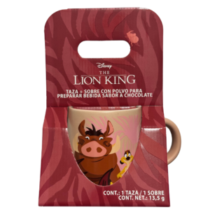Taza Timón y Pumba Disney El Rey León cerámica 550ml