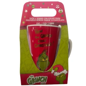 Taza Alta Grinch Roja (530 ml)