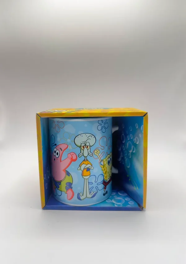 Taza de Cerámica Bob Esponja (480 ml) taza-de-ceramica-con-caja-de-regalo-con-ventana-bob-esponja-480-ml