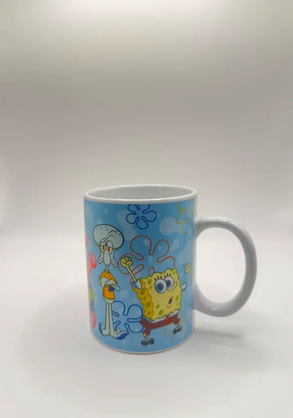 Taza de Cerámica Bob Esponja (480 ml)1 Taza de Cerámica con Caja de Regalo con Ventana Bob Esponja (480 ml)