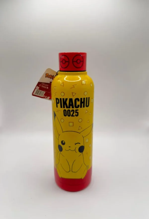 Termo de Acero Inoxidable con Doble Pared Pikachu (500 ml)2 termo-de-acero-inoxidable-con-doble-pared-pikachu-500-ml