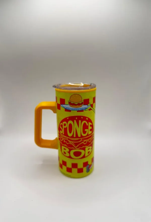 Termo de Acero Inoxidable con Doble Pared y Asa Bob Esponja (500 ml)1 termo-de-acero-inoxidable-con-doble-pared-y-asa-bob-esponja-500-ml