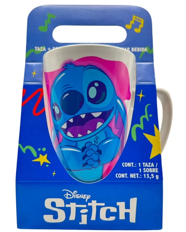 Disney Taza Mega Alta Stitch con Cocoa 530 ml